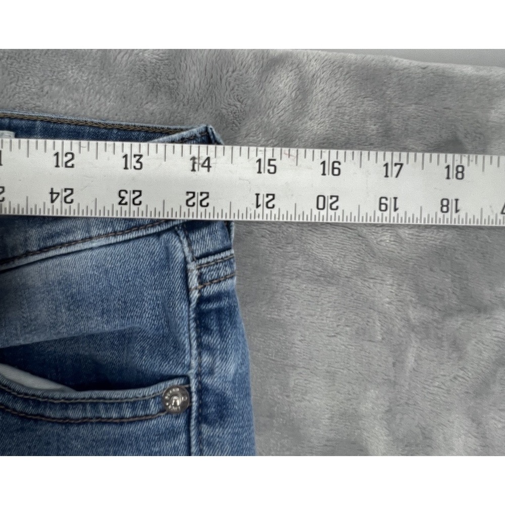 Lucky Brand Ava Skinny Jeans Women 28 Blue Mid Rise Stretch Raw Hem Denim - Picture 6 of 10